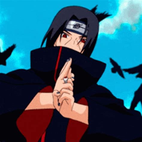 itachi gifs|itachi gif falling leaves.